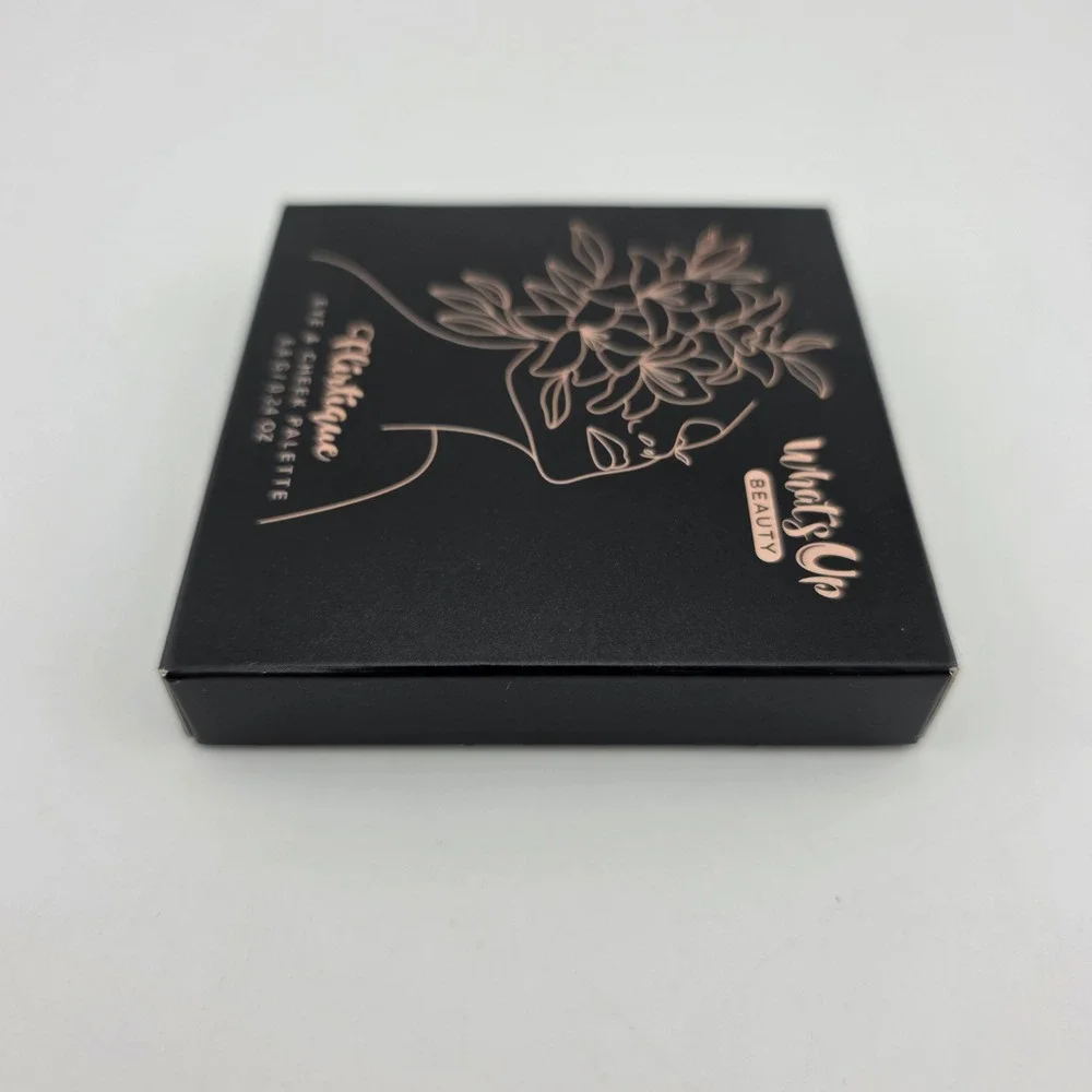What's Up Beauty Flirtique Eye & Cheek Palette 6.8g NEW Silky Neutral Shimmer